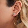 Thumbnail Image 2 of 1/10 CT. T.W. Composite Cushion Diamond Stud Earrings in 10K Gold