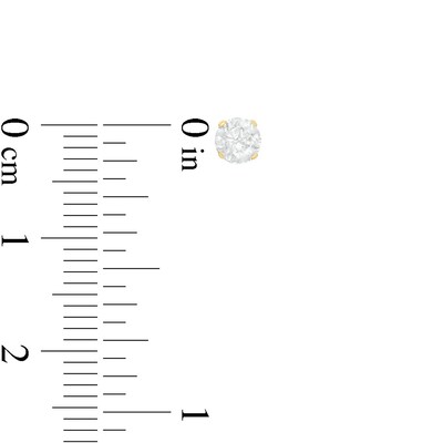 10K Gold 1/ CT. T.W. Diamond Solitaire Single Stud
