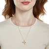 Thumbnail Image 3 of Multi-Finish Elephant Necklace Charm in 10K Gold