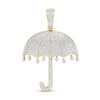 Thumbnail Image 0 of 1/4 CT. T.W. Diamond Dripping Rain Umbrella Necklace Charm in 10K Gold