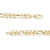 Made in Italy 6mm Hollow Figaro Chain Bracelet in 10K Gold – 8.5"