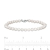 Thumbnail Image 1 of 4.5-5mm Cultured Freshwater Pearl Strand Bracelet with Solid Sterling Silver Clasp