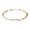 Thumbnail Image 0 of Made in Italy Nail Station Bangle in 10K Two-Tone Gold Tube