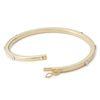 Thumbnail Image 2 of Made in Italy Nail Station Bangle in 10K Two-Tone Gold Tube