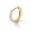 Thumbnail Image 2 of 018 Gauge Diamond Accent Cartilage Hoop Earring in Solid 14K Gold