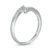 Thumbnail Image 1 of Cubic Zirconia Lightning Bolt Ring in Sterling Silver - Size 6