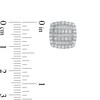 Thumbnail Image 2 of Cubic Zirconia Cushion Stud Earrings in Sterling Silver