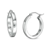 Thumbnail Image 0 of 20mm Square Hoop Earrings in Sterling Silver