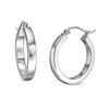Thumbnail Image 0 of 20mm Square Hoop Earrings in Sterling Silver