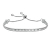 Thumbnail Image 1 of Made in Italy Cubic Zirconia Tennis-Style Bolo Bracelet in Sterling Silver - 9.25"