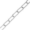 Thumbnail Image 1 of 1/4 CT. T.W. Diamond Paper Clip Link Bracelet in Sterling Silver - 7.25"