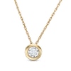 Thumbnail Image 1 of 1/15 CT. Diamond Solitaire Pendant in 10K Gold