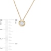 Thumbnail Image 2 of 1/15 CT. Diamond Solitaire Pendant in 10K Gold