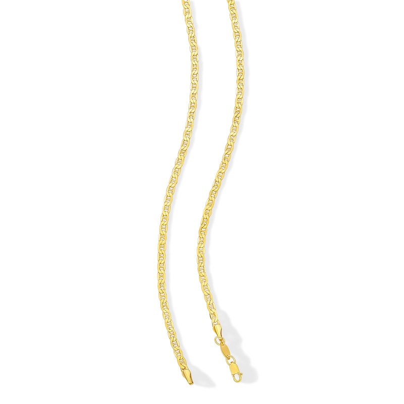 Made in Italy 080 Gauge Miami Curb Chain Necklace in 10K Semi-Solid Gold – 20"