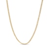 Thumbnail Image 0 of Made in Italy 050 Gauge Sedusa Curb Link Chain Necklace in 10K Hollow Gold