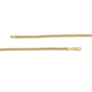 10K Hollow Gold Sedusa Curb Link Chain Made in Italy - 18"