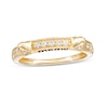 Thumbnail Image 1 of Child's Cubic Zirconia Cat Ears Ring in 10K Gold – Size 4