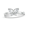 Thumbnail Image 0 of Child's Cubic Zirconia Butterfly Ring in Sterling Silver - Size 4