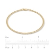 Thumbnail Image 2 of Made in Italy 080 Gauge Miami Curb Chain Bracelet in 10K Semi-Solid Gold - 7.5"