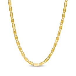 060 Gauge Valentino Chain Necklace in 14K Hollow Gold - 20&quot;