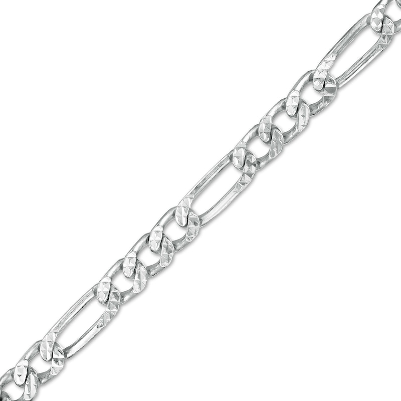 Made in Italy 150 Gauge Solid Figaro Chain Bracelet in Sterling Silver – 8.5"