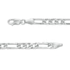 Thumbnail Image 1 of Made in Italy 150 Gauge Solid Figaro Chain Bracelet in Sterling Silver – 8.5"