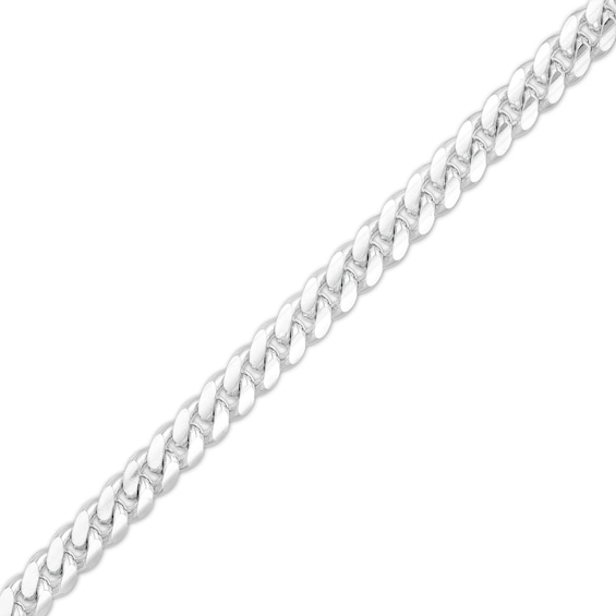 Made in Italy 120 Gauge Solid Cuban Curb Chain Bracelet in Sterling Silver – 7.5"