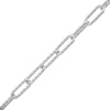 Thumbnail Image 0 of Made in Italy 110 Gauge Paper Clip Link Chain Bracelet in Solid Sterling Silver – 7.5"