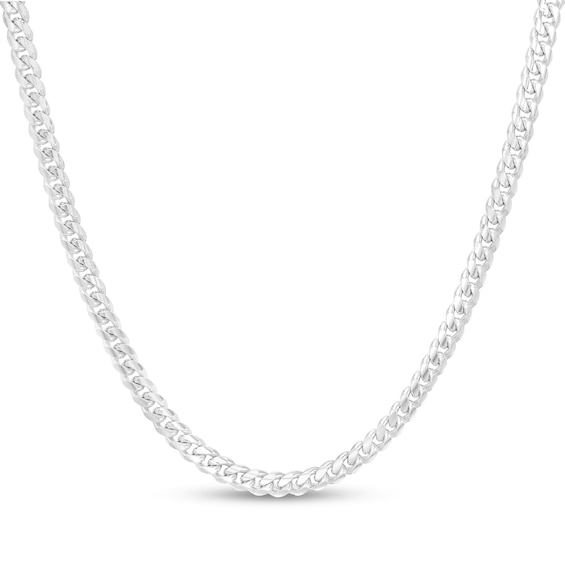 Made in Italy 120 Gauge Cuban Curb Chain Necklace in Solid Sterling Silver – 20"