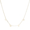 Made in Italy 025 Gauge Solid "HOPE" Necklace in 10K Gold