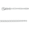 Made in Italy "LOVE" Paper Clip Choker Necklace in Sterling Silver – 16"