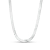 Thumbnail Image 0 of Made in Italy 060 Gauge Herringbone Chain Necklace in Solid Sterling Silver - 18"
