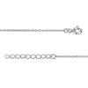 Cubic Zirconia Crown with Star-Top Anklet in Sterling Silver - 10"