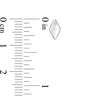 Mini Geometric Stud Earrings in Sterling Silver