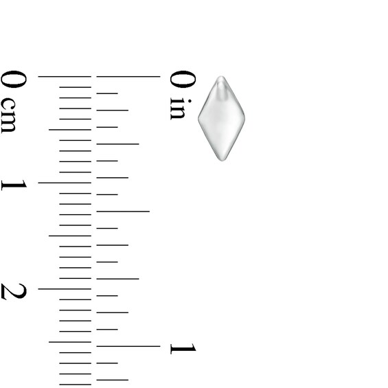 Mini Geometric Stud Earrings in Sterling Silver