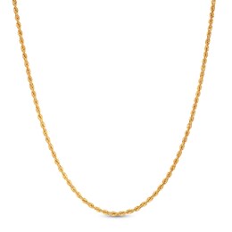 1.95mm Rope Chain Necklace in 10K Solid Gold - 20&quot;