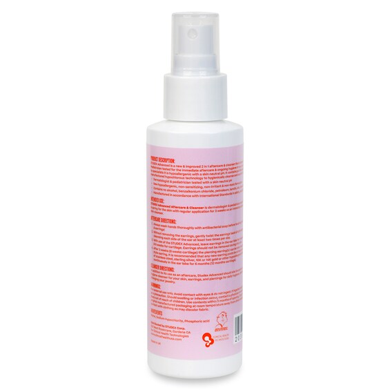 Studex 3.4oz Advanced 2 in 1 Piercing Aftercare and Cleanser from Banter
