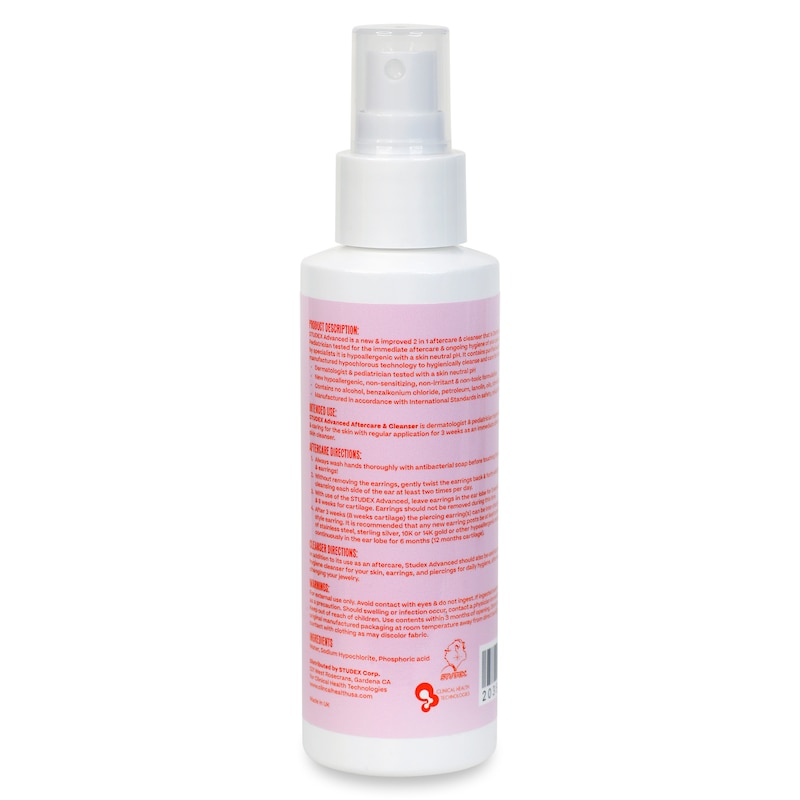 Main Image 2 of Studex 3.4oz Advanced 2 in 1 Piercing Aftercare and Cleanser from Banter