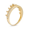 Thumbnail Image 1 of Child's Cubic Zirconia Crown Ring in 10K Gold - Size 4