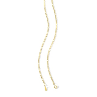 10K Hollow Gold Figaro Chain - 20"