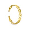 Thumbnail Image 1 of Adjustable Bold Block Chain Link Toe Ring in 10K Gold