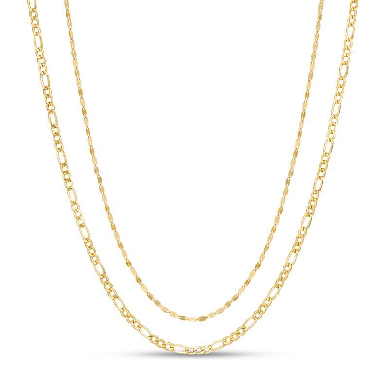 Main Image 1 of The Minimalist Chain Set in 10K Gold