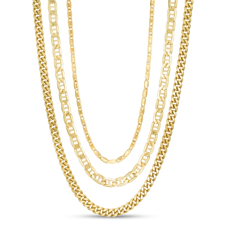 Main Image 1 of The Icon Chain Set in 10K Gold