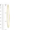 Thumbnail Image 1 of Continuous 70mm Hollow Hoop Earrings in 10K Gold