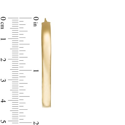 10K Gold Bonded 40mm Flat Hoops