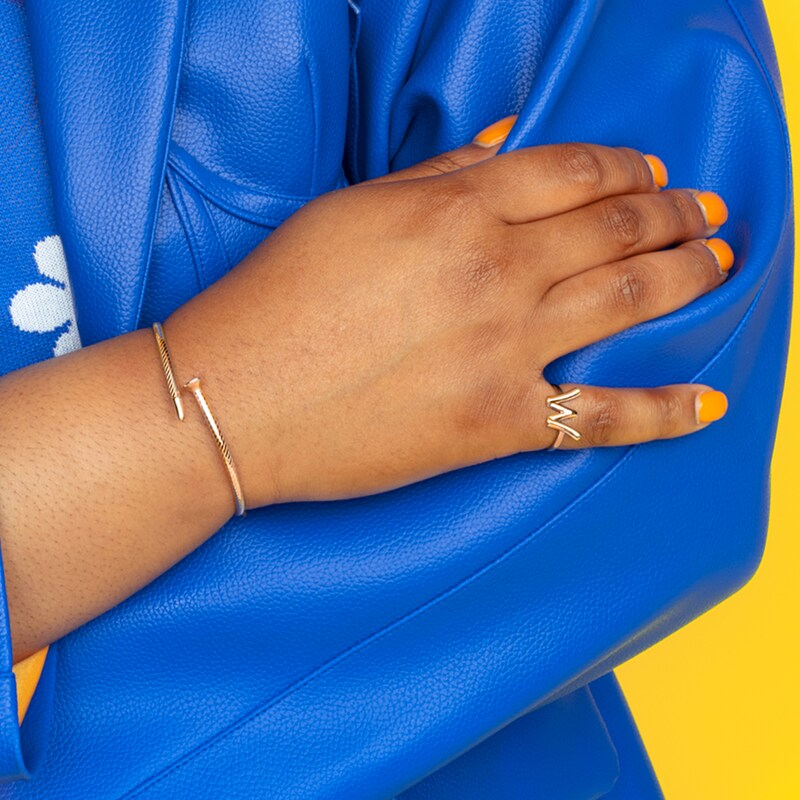 Main Image 3 of Nailed It Bracelet in 10K Gold