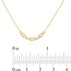 Thumbnail Image 2 of 10K Solid Gold Rolo Chain Choker Made in Italy - 16"