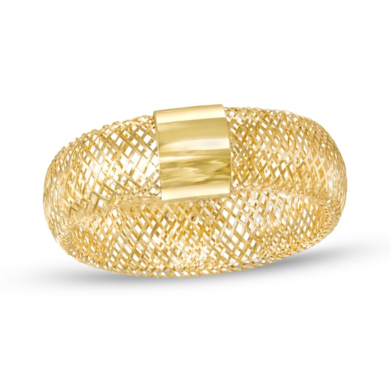 14K Gold Mesh Ring – picntell