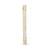 Thumbnail Image 1 of Cubic Zirconia Curved Bar Stud Earring in 10K Gold