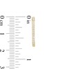 Thumbnail Image 3 of Cubic Zirconia Curved Bar Stud Earring in 10K Gold